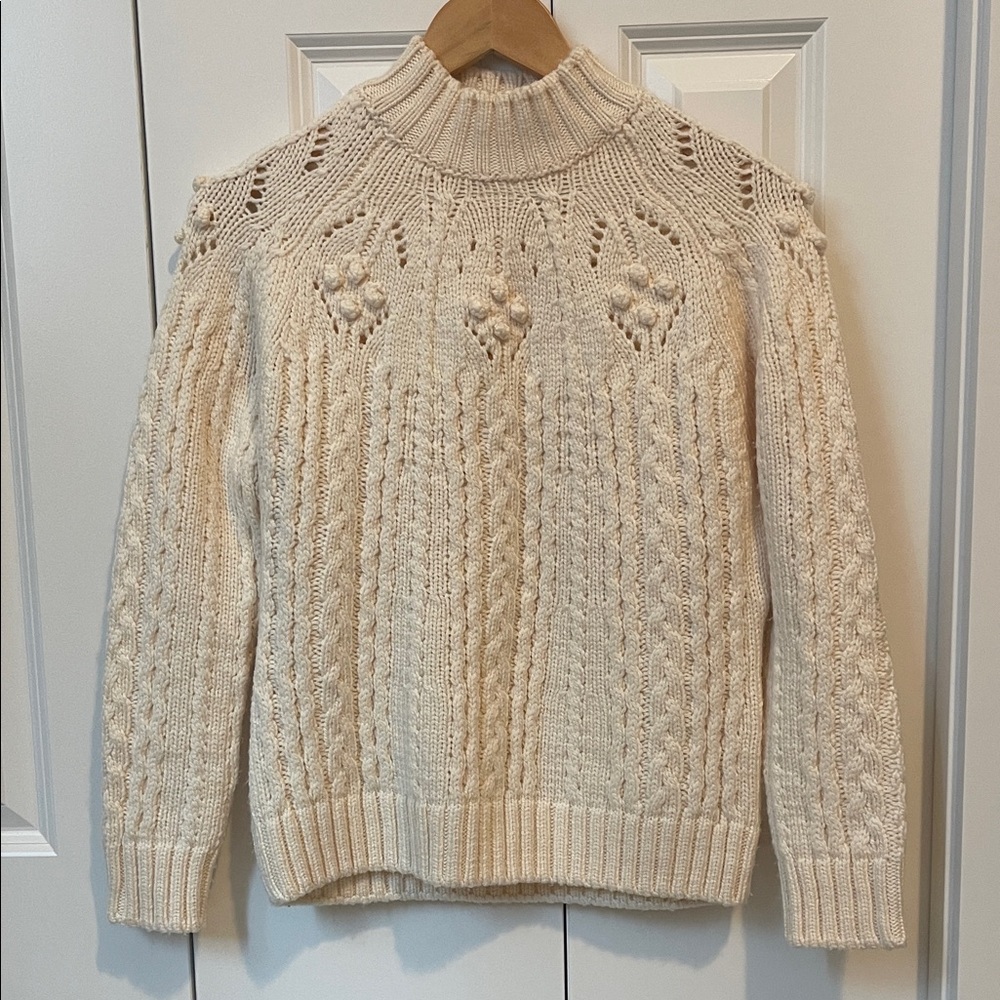 Sezane Aubin Jumper Ecru Sweater